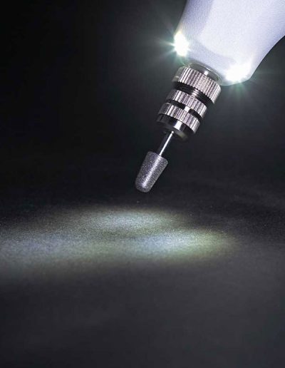 Weiterentwicklung: Maniküregerät mit Licht